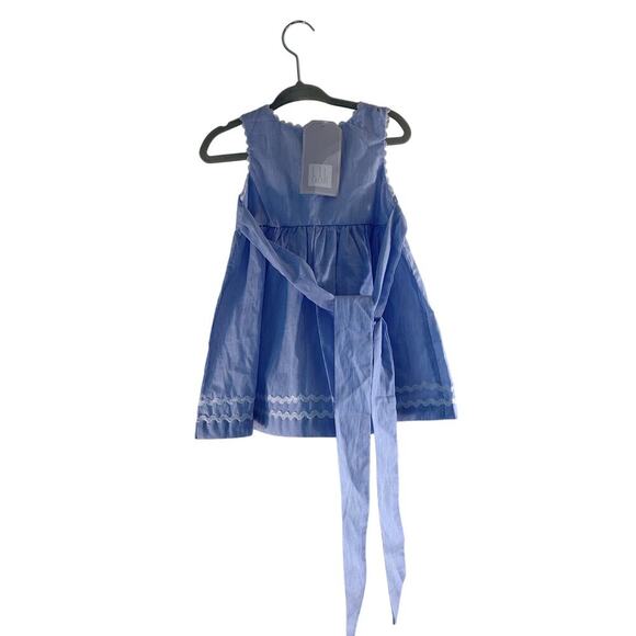 LIL CACTUS Girls Seersucker Sleeveless Dress / Size: 3-6 Months - Picture 2 of 9